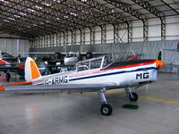 G-ARMG @ EGBE - DH Chipmunk inside the hangar at Coventry 'Airbase' - by Chris Hall