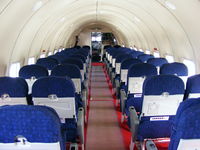 G-APSA @ EGBE - interior of DC-6 G-APSA - by Chris Hall