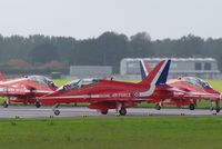 XX242 @ EGSH - Red Arrows about to take off. - by Graham Reeve