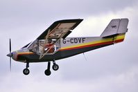 G-CDVF - 2006 Jones Gp RANS S6-ES, c/n: PFA 204-14464 arriving at Abbots Bromley Fly-In - by Terry Fletcher