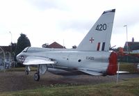 XS420 - English Electric (BAC) Lightning T5 at the Farnborough Air Science Trust