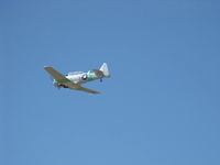 N540GM @ CMA - North American SNJ-4, P&W R-1340 Wasp 600 Hp, flyover - by Doug Robertson