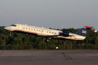 N466AW @ ORF - US Airways Express (Air Wisconsin) N466AW departing RWY 5 en route to Philadelphia Int'l (KPHL) as Flight AWI3581. - by Dean Heald