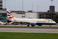 G-LCYJ @ EGCC - British Airways Embraer ERJ-190-100SR operated by Cityflyer Express - by Chris Hall