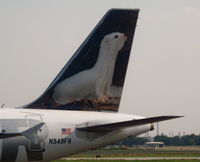 N949FR @ PHL - Tail section - by bobbeyer
