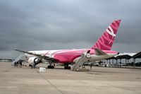 N610DL @ MTC - pink plane - by Florida Metal