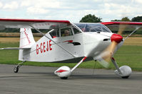G-CEJE @ EGBR - Wittman W10 Tailwind at Breighton Airfield's Summer Madness All Comers Fly-In in August 2010. - by Malcolm Clarke