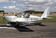 G-TIVV @ EGBR - Aerotechnik EV-97 Eurostar at Breighton Airfield's Summer Madness All Comers Fly-In in August 2010. - by Malcolm Clarke