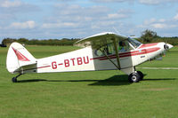 G-BTBU @ EGBK - 1974 Piper PIPER PA-18-150, c/n: 18-7509010 at 2010 LAA National Rally - by Terry Fletcher