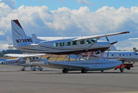 N736WD @ KAPC - Float-equipped 2005 Cessna 2008 on visitors ramp @ Napa, CA - by Steve Nation