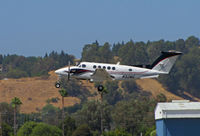 N32WC @ KCCR - 1987 Beech King Air 200 climbing out for trip to KTRK (Tahoe/Truckee Airport, CA) - by Steve Nation