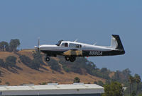 N98GA @ KCCR - 2005 Mooney M20R airborne from on RWY19L at Buchanan Field - by Steve Nation