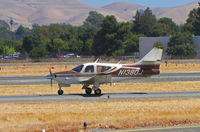 N1380J @ KCCR - Locally-based 1975 Rockwell Intl 112A taxis for take-off at Buchanan Field - by Steve Nation