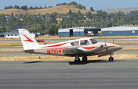 N7164Y @ KCCR - Lakeport, CA-based 1963 PA-30 taxis at Buchanan Field - by Steve Nation