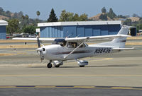 N98436 @ KCCR - Sterling Aviation 1998 Cessna 172R leaving RWY19L @ Buchanan Field - by Steve Nation