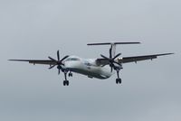 G-JECH @ EGSH - Landing at Norwich. - by Graham Reeve
