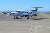 N486PB @ KAPC - LRW Aviation, Missoula, MT operates this 2003 PC-12/45 in from KCMA/Camarillo, CA - by Steve Nation