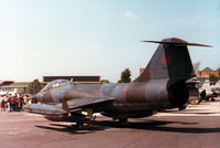 104658 @ MHZ - CF-104D Starfighter of the 1st Canadian Air Group on display at the 1984 RAF Mildenhall Air Fete. - by Peter Nicholson