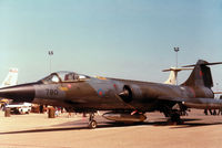 104780 @ MHZ - CF-104 Starfighter of the 1st Canadian Air Group on display at the 1984 RAF Mildenhall Air Fete. - by Peter Nicholson