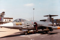 26 69 @ MHZ - F-104G Starfighter of MFG-2 at Nordholz on display at the 1984 RAF Mildenhall Air Fete. - by Peter Nicholson