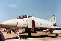 XV571 @ MHZ - Another view of the 43 Squadron Phantom FG.1 on display at the 1984 RAF Mildenhall Air Fete. - by Peter Nicholson