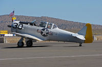 N116SE @ KRTS - Race #30 T-6G with Bill & Jim Eberhardt painted under cockpit for T-6 Class @ 2009 Reno Air Races - by Steve Nation