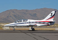 N139BJ @ KRTS - Race #5 1977 Aero L-39 ALBATROS American Spirit for Jet Class race @ 2009 Reno Air Races (taxiing for take-off) - by Steve Nation