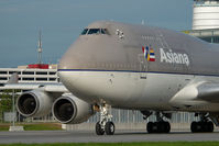 HL7417 @ LOWW - Asiana Airlines Boeing 747-400BCF - by Dietmar Schreiber - VAP