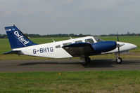 G-BHYG @ EGTK - 1980 Piper PIPER PA-34-200T, c/n: 34-8070235 at Kidlington - by Terry Fletcher