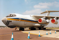 UR-76413 @ EGVA - Il-76MD Classic of Ukraine Air Force's 243 Aviation Regiment on display at the 1997 Intnl Air Tattoo at RAF Fairford. - by Peter Nicholson