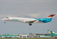 LX-LGZ @ EIDW - Luxair shortly before touch down - by Robert Kearney