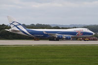 VQ-BHE @ EGNX - Boeing 747-4KZF, c/n: 36784 - by Trevor Toone