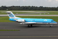 PH-KZO @ EDDL - KLM Cityhopper, Fokker F70, CN: 11538/295 - by Air-Micha