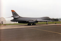 86-0096 @ EGVA - Another view of Tiger 02, the 28th Bombardment Wing B-1B Lancer on the flight-line at the 1997 Intnl Air Tattoo at RAF Fairford. - by Peter Nicholson