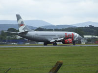 G-CELZ @ EGPH - jet2 B737-300 landing on runway 24 At EDI - by Mike stanners