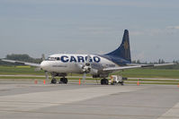 C-GNRL @ CYEG - Nolinor Cargo CV580