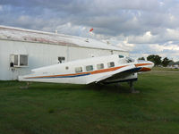 N5632D @ AMA - Beech 18 at the Amarillo College Aviation Maintenance School.