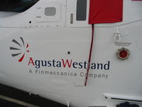 N94AH @ KOQN - Agusta Westland corporate logo - by George A.Arana