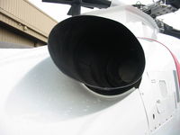 N94AH @ KOQN - Starboard engine exhaust - by George A.Arana