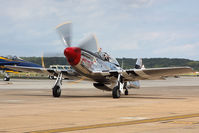 N751RB @ NTU - Glamorous Gal taxiing in front of the crowd after an excellent flight demonstration. - by Dean Heald