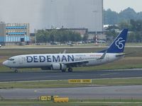 TC-APJ @ EHAM - Arrival on Amsterdam airport  and taxi to the gate - by Willem Goebel