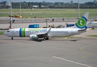 PH-HZC @ EHAM - Transavia taxiing out for departure - by Robert Kearney