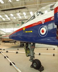 XX765 - SEPECAT Jaguar ACT (Active Control Technology research aircraft for Fly-by-wire technology) at the RAF Museum, Cosford - by Ingo Warnecke