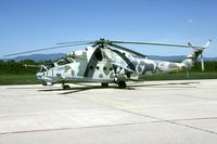 H-307 @ LDZA - The Mi-24 was intensively used in the battle for Krajina in 1995. - by Joop de Groot