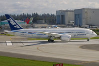 N787ZA @ KPAE - BOE006 sits on the end of runway 16 prior to doing a high speed taxi before its first flight. - by Joe Walker
