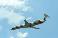 N624AE @ LIT - American Eagle taking off from Adams Field - by Jason Politte