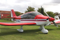 G-OACF @ EGBR - Robin DR400/180 at Breighton Airfield's Helicopter Fly-In in September 2010. - by Malcolm Clarke