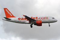 G-EZDR @ EGNT - Airbus A319-111 approaching Newcastle Airport, September 2010. - by Malcolm Clarke