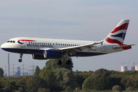 G-EUPP @ EDDL - British Airways, Airbus A319-131, CN: 1295 - by Air-Micha