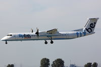G-ECOK @ EDDL - flybe, De Havilland Canada DHC-8-402Q Dash 8, CN: 4230 - by Air-Micha
